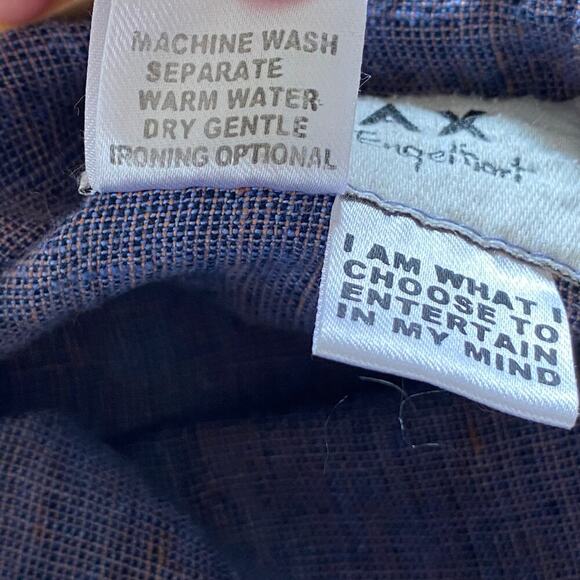 FLAX By Jeanne Engelhart 100% Linen Top (Med) Pants (Sm) Woven Lagenlook Set - Picture 15 of 16